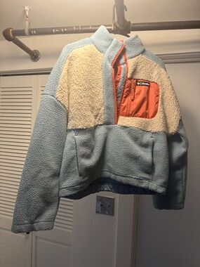 Columbia Womens Fleece size M Fleece Teddy Jacket